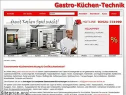 Sites similar to gastro-kuechen-technik.de