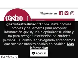 Sites similar to gastrofestivalmadrid.com
