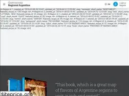Sites similar to gastronomiaregionalargentina.com