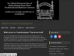 Sites similar to gatekeeperparanormal.com