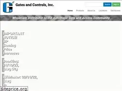 Sites similar to gatesandcontrols.com