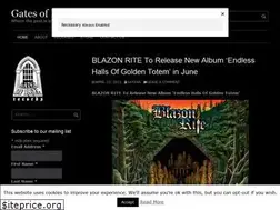 Sites similar to gatesofhellrecords.com