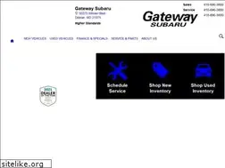 Sites similar to gatewaysubaru.com