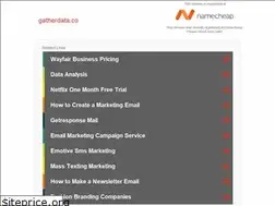 Sites similar to gatherdata.co