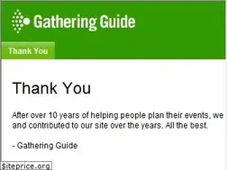 Sites similar to gatheringguide.com