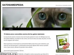 Sites similar to gatosiamespedia.com
