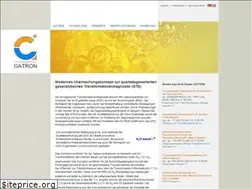 Sites similar to gatron.de