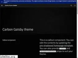 Sites similar to gatsby-theme-carbon.now.sh
