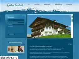 Sites similar to gatscherhof.it