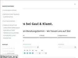 Sites similar to gaul-klamt.de