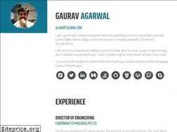 Sites similar to gauravagarwalr.com