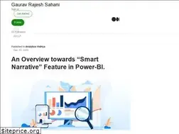 Sites similar to gauravsahani1417.medium.com