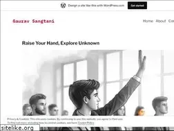 Sites similar to gauravsangtani.com