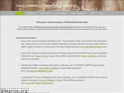 Sites similar to gaussmath.org
