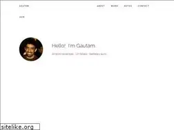 Sites similar to gautam.io