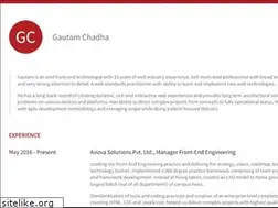 Sites similar to gautamchadha.com