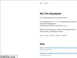 Sites similar to gautamchaudhary.com