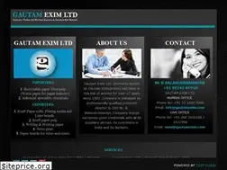 Sites similar to gautamexim.com