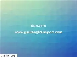 Sites similar to gautengtransport.com