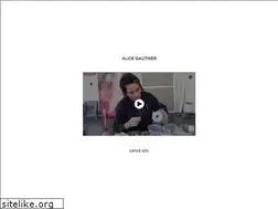 Sites similar to gauthieralice.com
