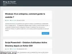 Sites similar to gauthiermillour.fr