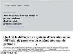 Sites similar to gautier-audio.com