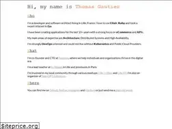 Sites similar to gautier.gg