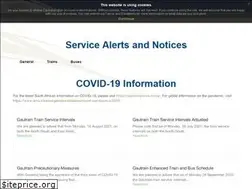 Sites similar to gautrainalerts.co.za