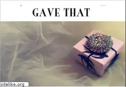 Sites similar to gavethat.com