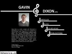 Sites similar to gavindixon.info