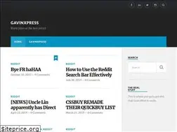 Sites similar to gavinxpress.wordpress.com