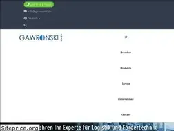 Sites similar to gawronski.de