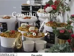 Sites similar to gayathrisbiryani.com