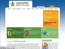 Sites similar to gayatricollege.in