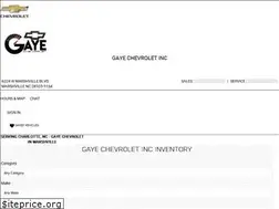 Sites similar to gayechevrolet.com