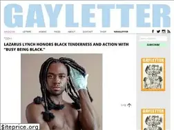 Sites similar to gayletter.com