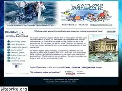 Sites similar to gaylordsportswear.com