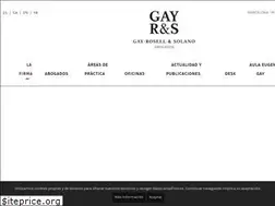 Sites similar to gayrosellsolano.com