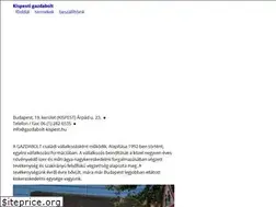 Sites similar to gazdabolt-kispest.hu