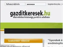Sites similar to gazditkeresek.hu