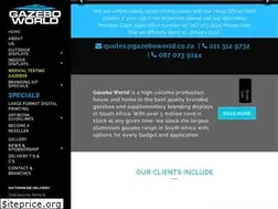 Sites similar to gazeboworld.co.za