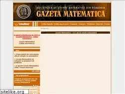 Sites similar to gazetamatematica.net
