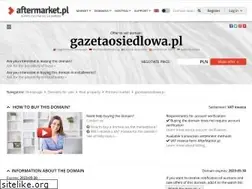 Sites similar to gazetaosiedlowa.pl