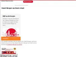 Sites similar to gazetbergenopzoom.nl