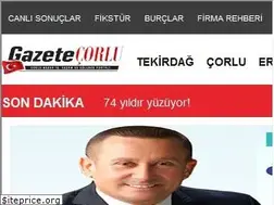 Sites similar to gazetecorlu.com