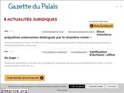 Sites similar to gazettedupalais.com