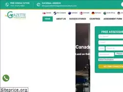 Sites similar to gazetteimmigrationconsultant.com