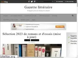 Sites similar to gazettelitteraire.com