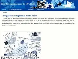 Sites similar to gazettes18e.fr