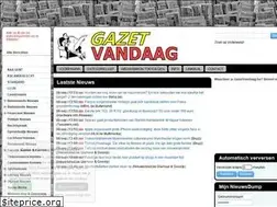 Sites similar to gazetvandaag.be